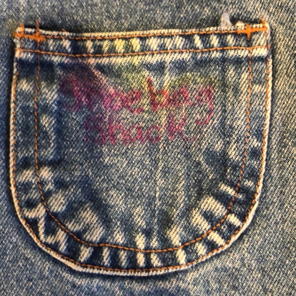 VINTAGE Happy Kids size 6 girls denim romper - Picture 3 of 6